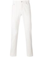 Brunello Cucinelli Slim-fit Jeans, Size: 48, White, Cotton/spandex/elastane/polyester