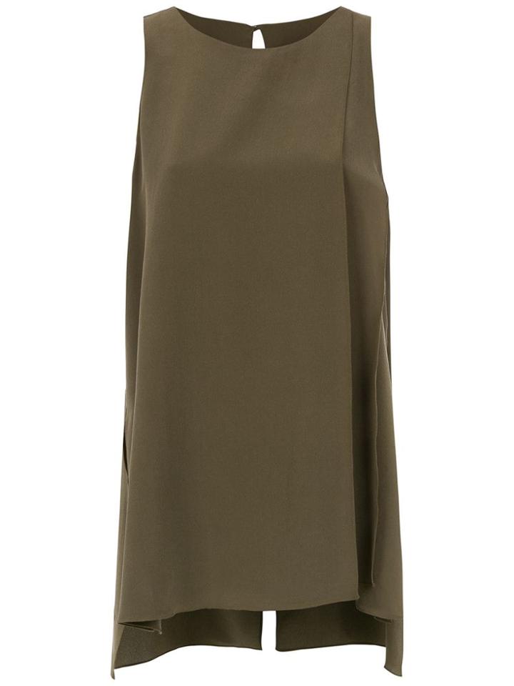 Alcaçuz Flutuante Silk Top - Green
