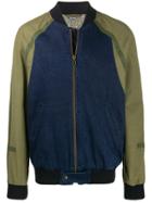 Mr & Mrs Italy Tonal Bomber Jacket - Blue