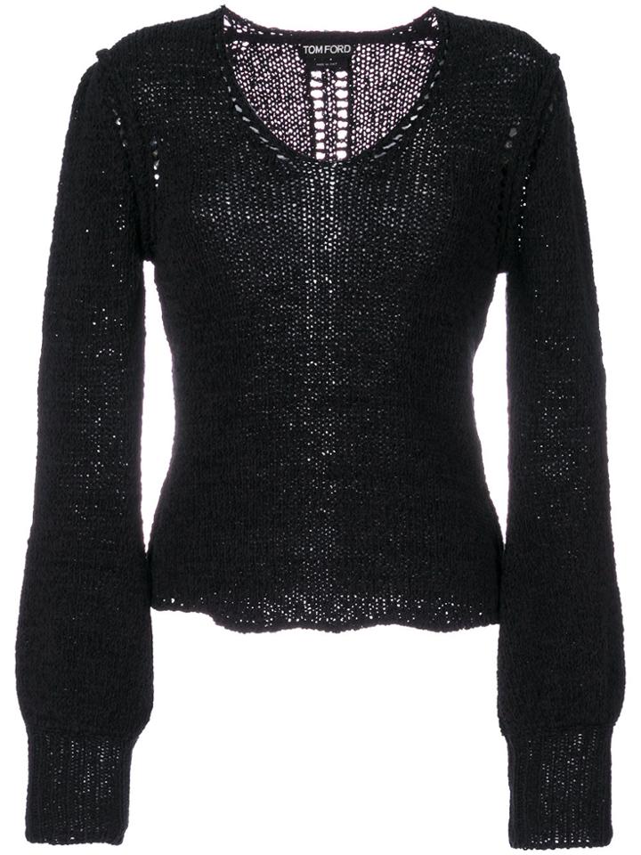 Tom Ford Classic Fitted Sweater - Blue