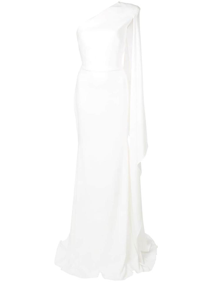 Alex Perry Off-shoulder Gown - White