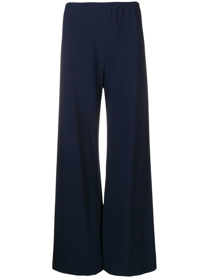 The Row Drop Waist Trousers - Blue