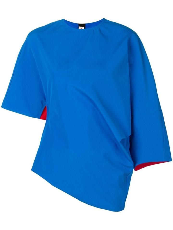 Marni Asymmetrical Blouse - Blue