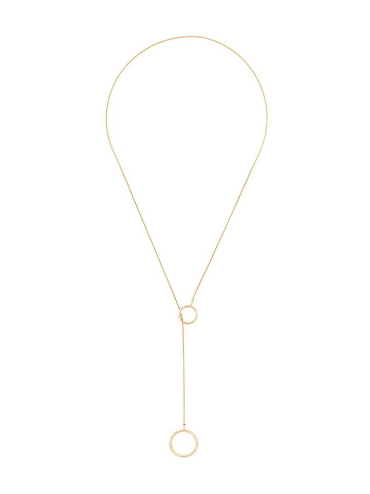 Isabel Marant Circle Loop Necklace - Metallic