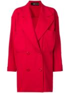 Fendi Pre-owned Double Breasted Coat - Red