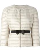Moncler Schaal Padded Jacket, Women's, Size: Iii, Nude/neutrals, Polyamide/feather Down