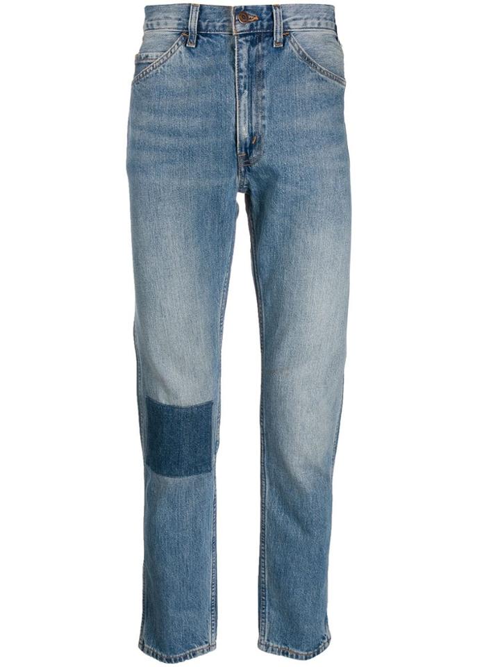 Levi's Patchwork Straight-leg Jeans - Blue