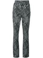 Marc Jacobs - Paisley Print Trousers - Women - Cotton - 27, Black, Cotton
