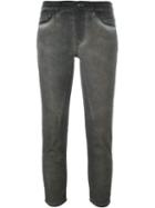 Rick Owens Drkshdw Cropped Skinny Jeans, Women's, Size: 27, Brown, Cotton/spandex/elastane