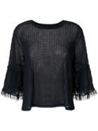 See By Chloé Frilled Style Blouse - Blue