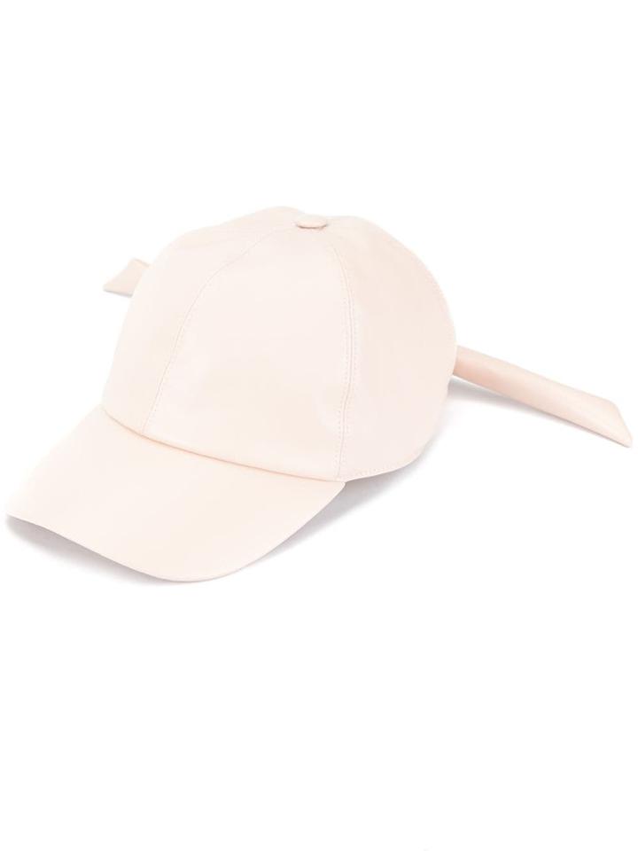 Federica Moretti Knot-detailed Baseball Cap - Pink