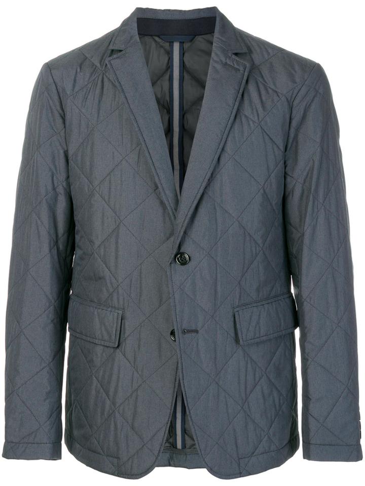 Boss Hugo Boss Diamond Quilted Blazer - Blue