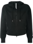 Adidas By Stella Mccartney Logo Print Zipped Hoodie