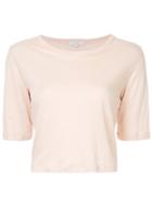 Venroy Cropped T-shirt - Pink & Purple