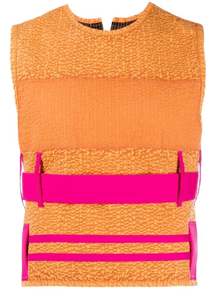 Craig Green Two-tone Vest - Orange