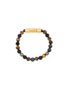 Nialaya Jewelry 14kt Gold Clasp Bracelet - Black