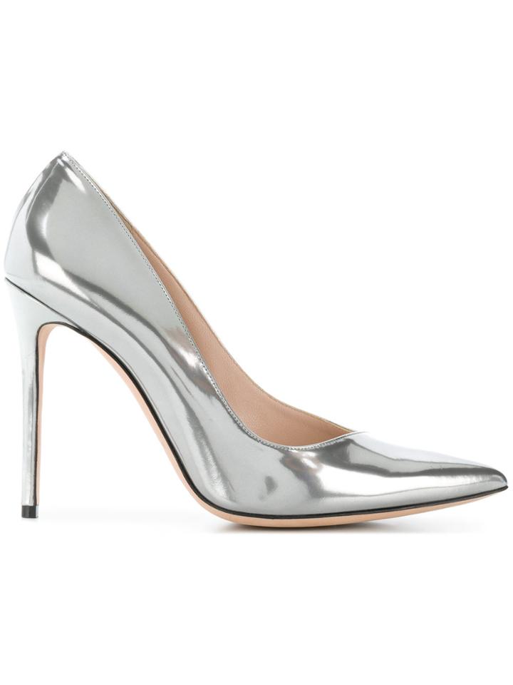 Giorgio Armani Mirrored Pumps - Grey