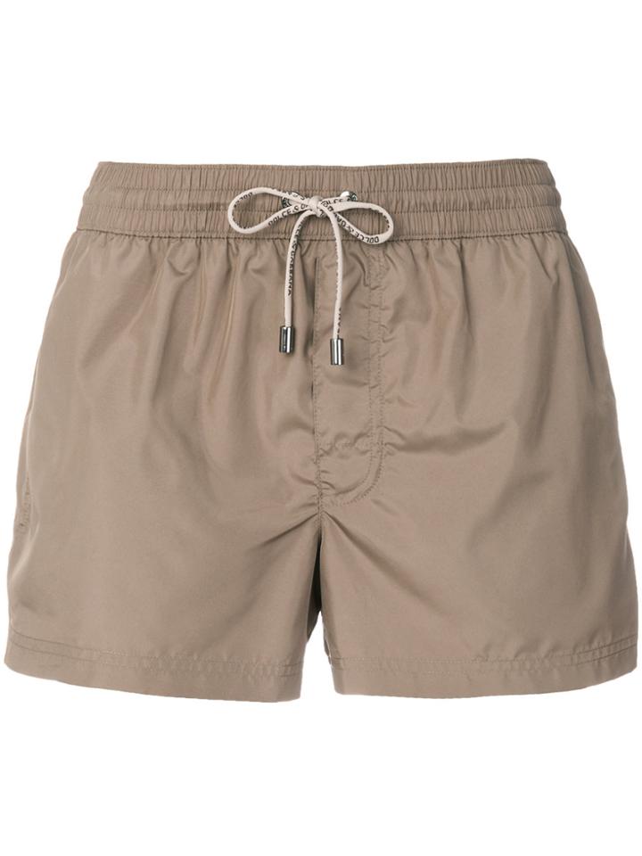 Dolce & Gabbana Swim Shorts - Brown