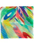 Pleats Please By Issey Miyake Printed Pleated Scarf