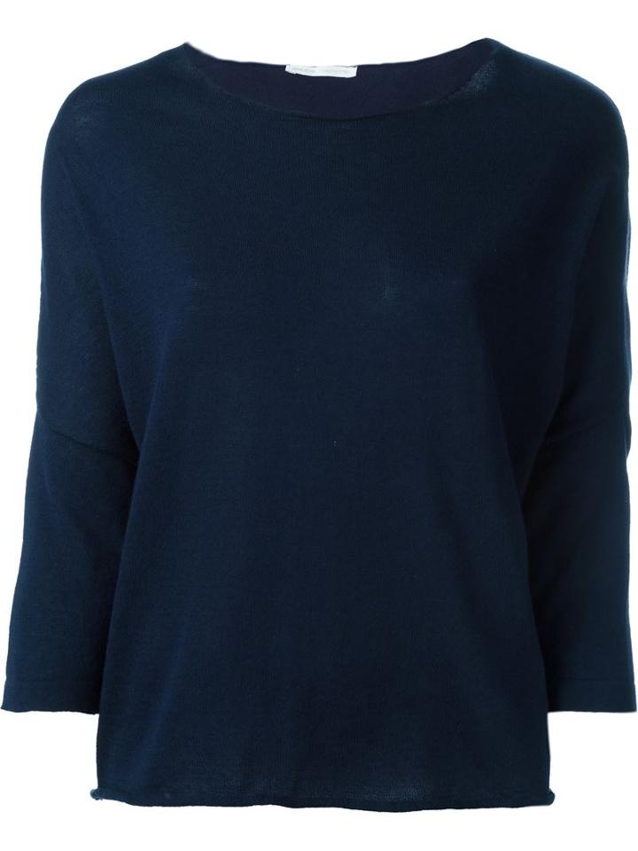 Société Anonyme Batwing Sleeve Jumper, Women's, Size: 1, Blue, Cotton