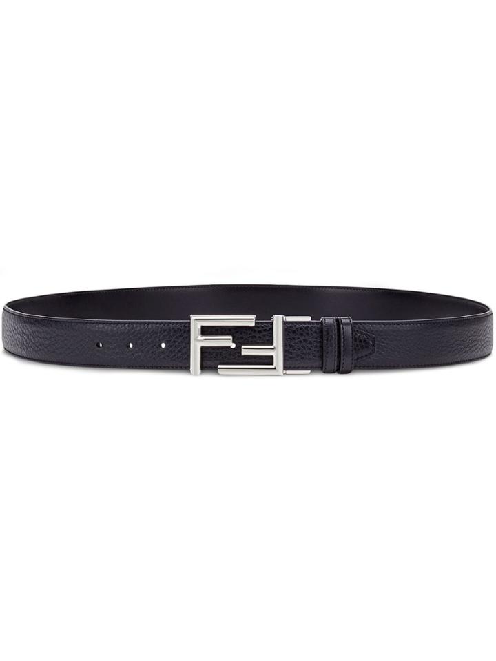 Fendi Reversible Logo Buckle Belt - Black
