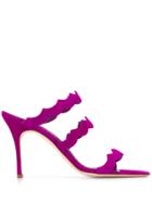 Manolo Blahnik Heeled Slip-on Sandals - Pink