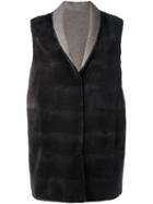 Manzoni 24 Mink Fur Sleeveless Coat