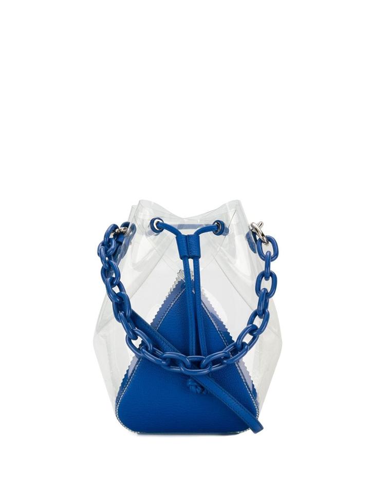 The Volon Mani Bucket Bag - Blue