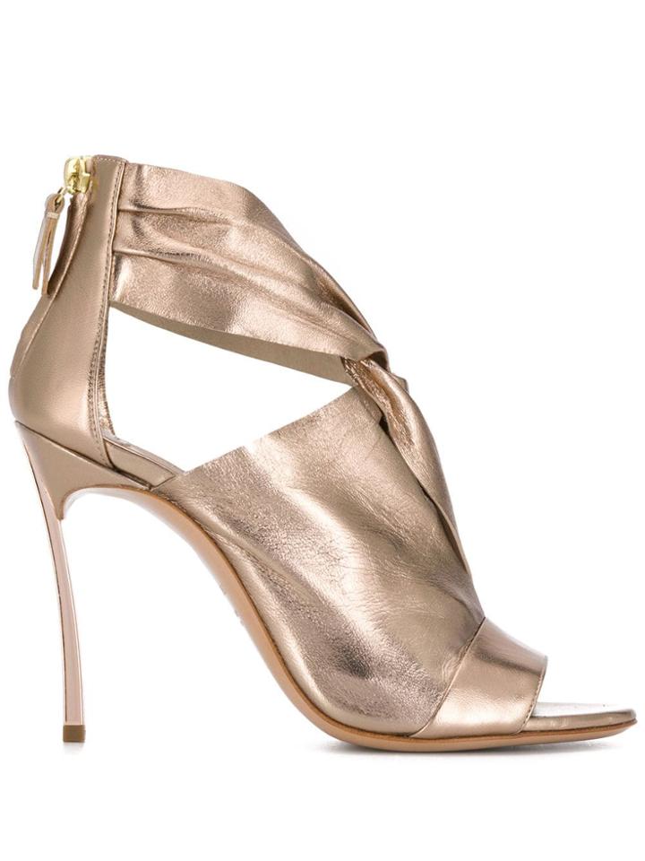 Casadei Twist Front Sandals - Pink