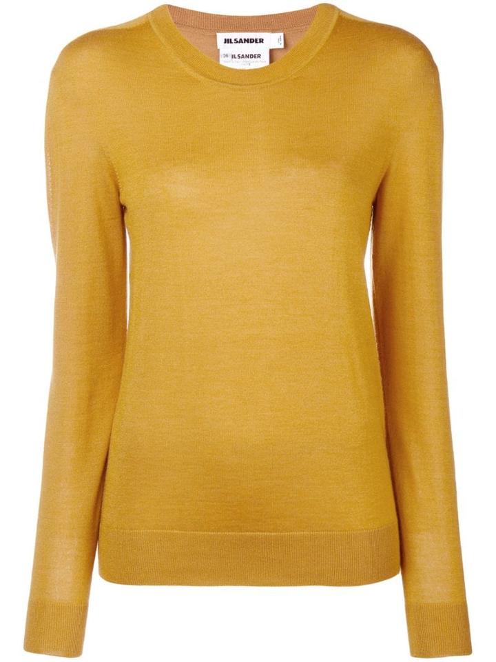 Jil Sander Round Neck Jumper - Yellow