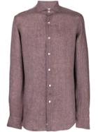 Alessandro Gherardi French Collar Shirt - Brown