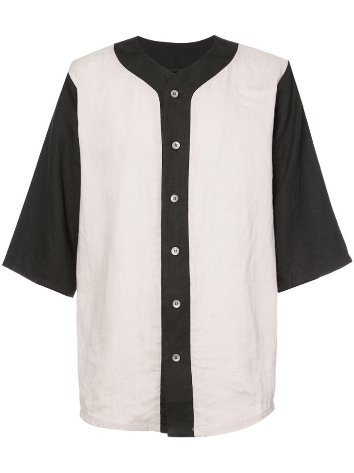 Herman Baseball Style Shirt - Black