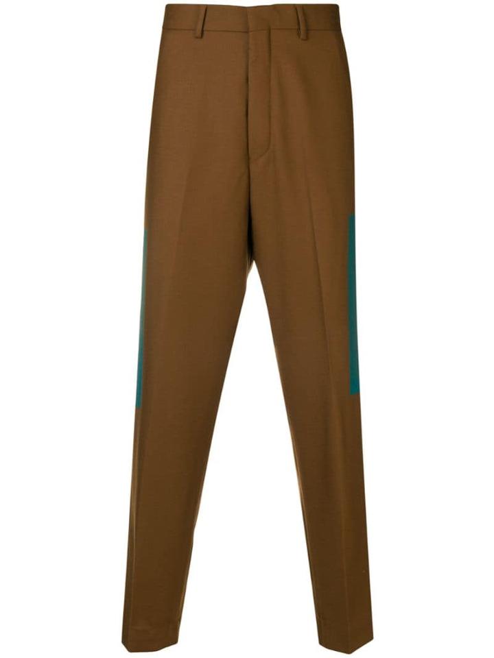 Paura Edison Straight-leg Trousers - Brown