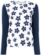 Comme Des Garçons Girl Floral Print T-shirt - White