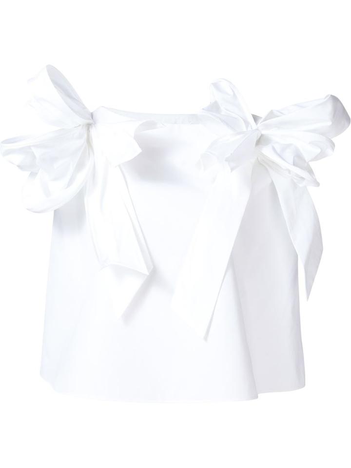 Vika Gazinskaya Bow Detail Top