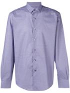 Lanvin Micro Check Shirt - Blue