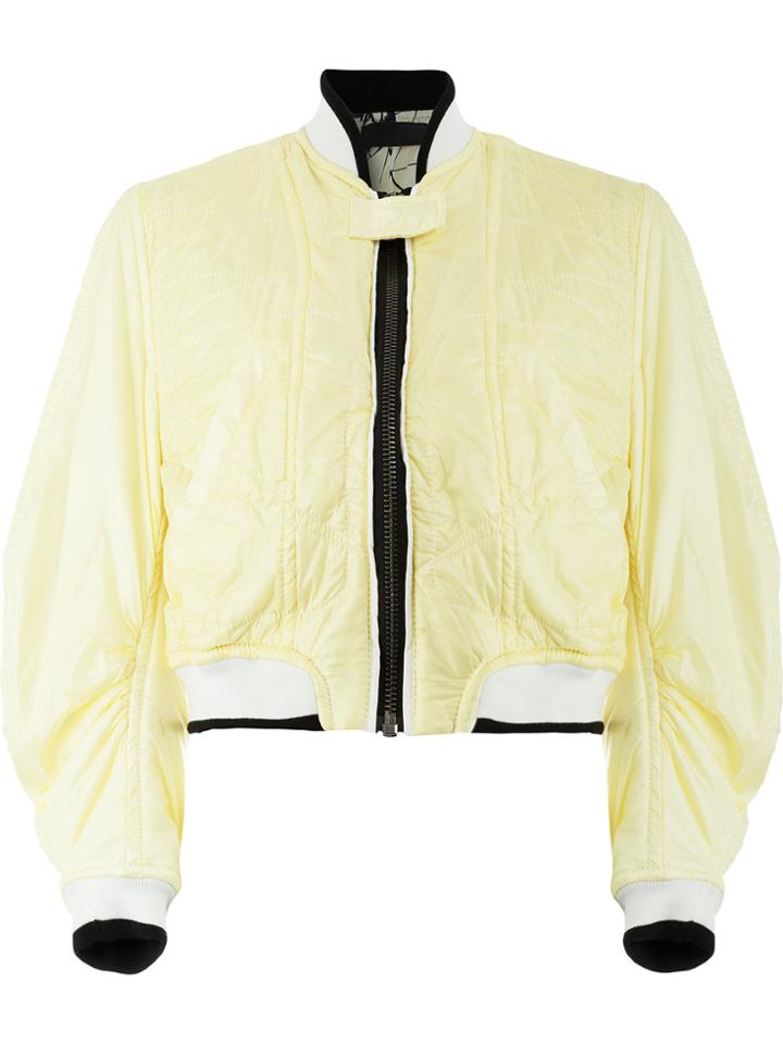 Haider Ackermann Quilted Bomber Jacket - Yellow & Orange