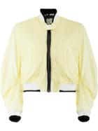Haider Ackermann Quilted Bomber Jacket - Yellow & Orange