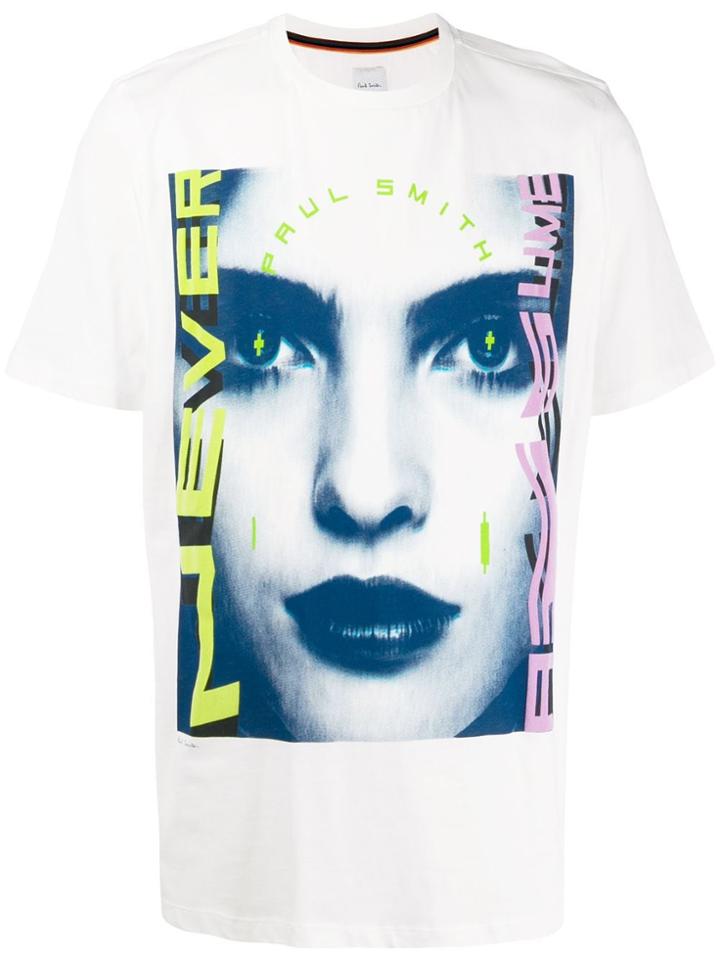 Paul Smith Graphic Print T-shirt - White