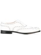Church's Studded Brogue Oxfords - White
