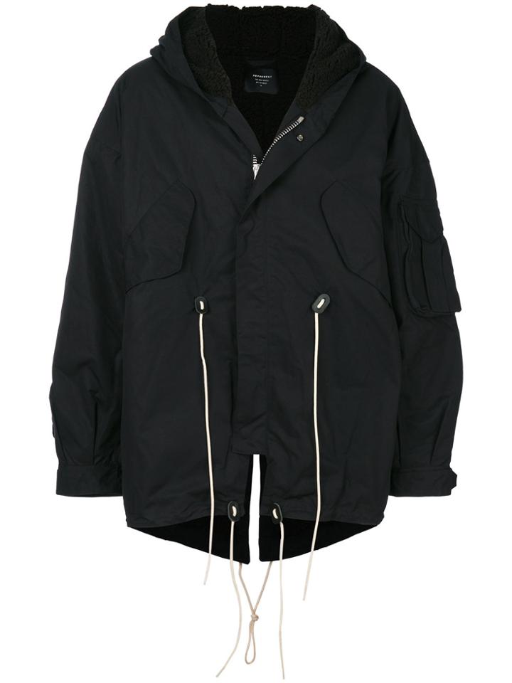Represent Zipped Light-weight Jacket - Black