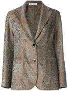 Barena Patterned Tailored Jacket - Grey