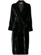 F.r.s For Restless Sleepers Belted Coat - Black