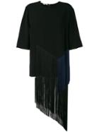 Stella Mccartney - Edith Fringe Top - Women - Spandex/elastane/acetate/viscose - 40, Black, Spandex/elastane/acetate/viscose