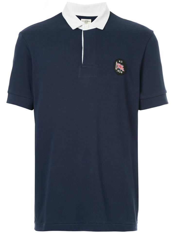 Kent & Curwen Contrast Collar Polo Shirt - Blue