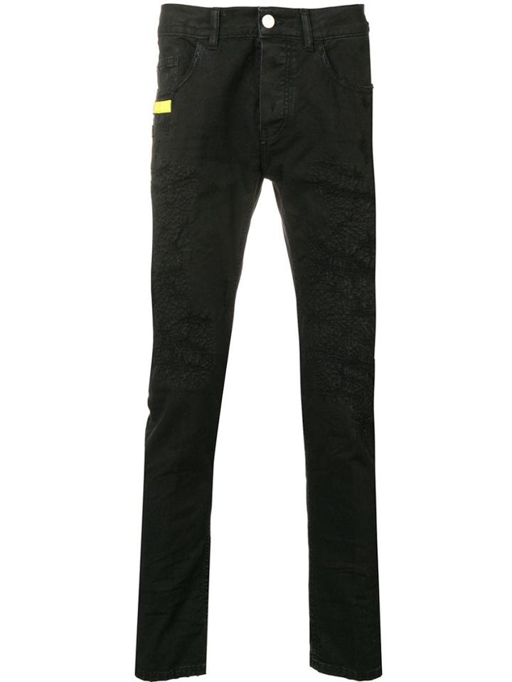 Frankie Morello Slim Fit Jeans - Black