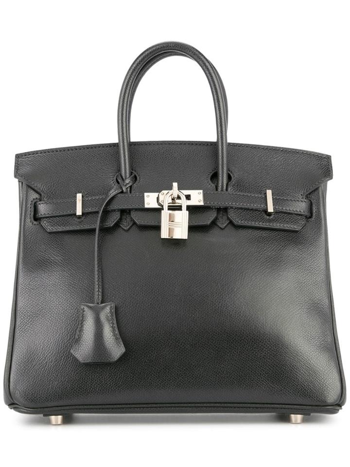 Hermès Vintage Birkin 25 Epson Tote - Black