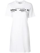 Mcq Alexander Mcqueen Poison Youth Tour Date T-shirt Dress - White