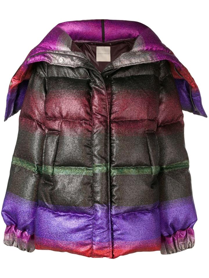 Marco De Vincenzo Padded Short Coat - Green