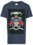 Kent & Curwen Embroidered Patch T-shirt - Blue